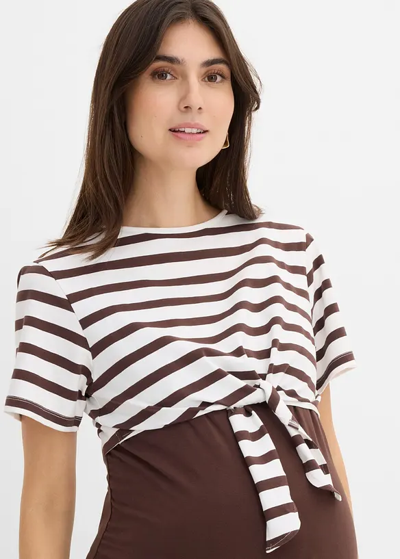 3-in-1 Umstands- und Stillkleid mit Shirt (2-tlg. Set), bonprix