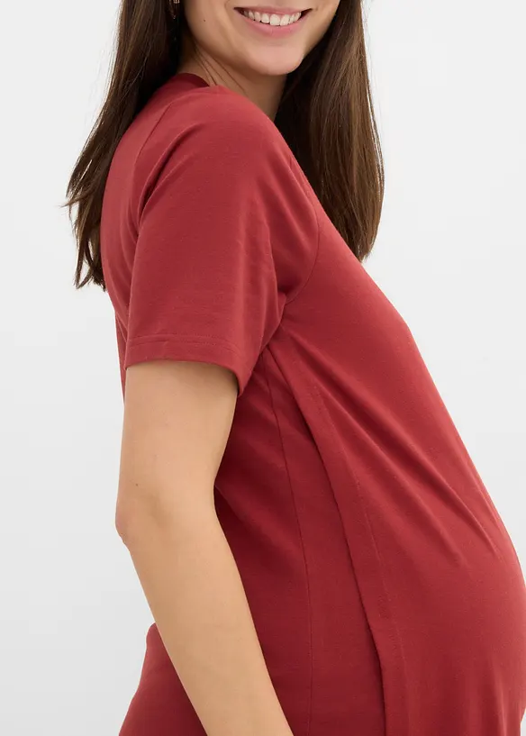 Robe de grossesse et d&rsquo;allaitement en coton, bonprix