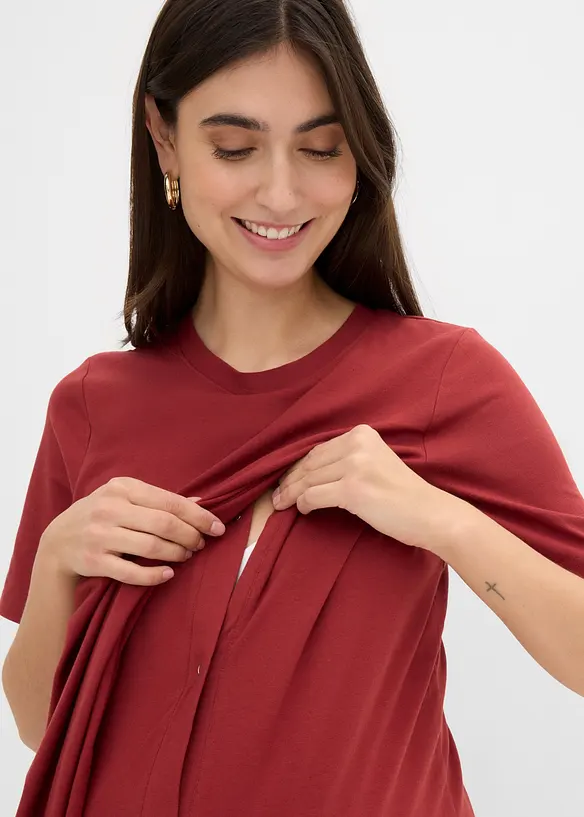 Robe de grossesse et d&rsquo;allaitement en coton, bonprix