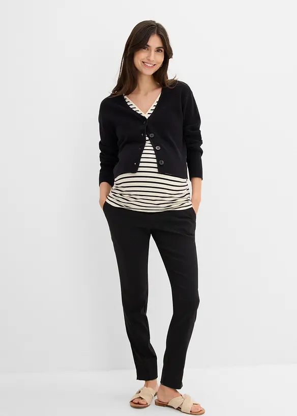 Lot de 2 tops de grossesse et d&rsquo;allaitement, bonprix