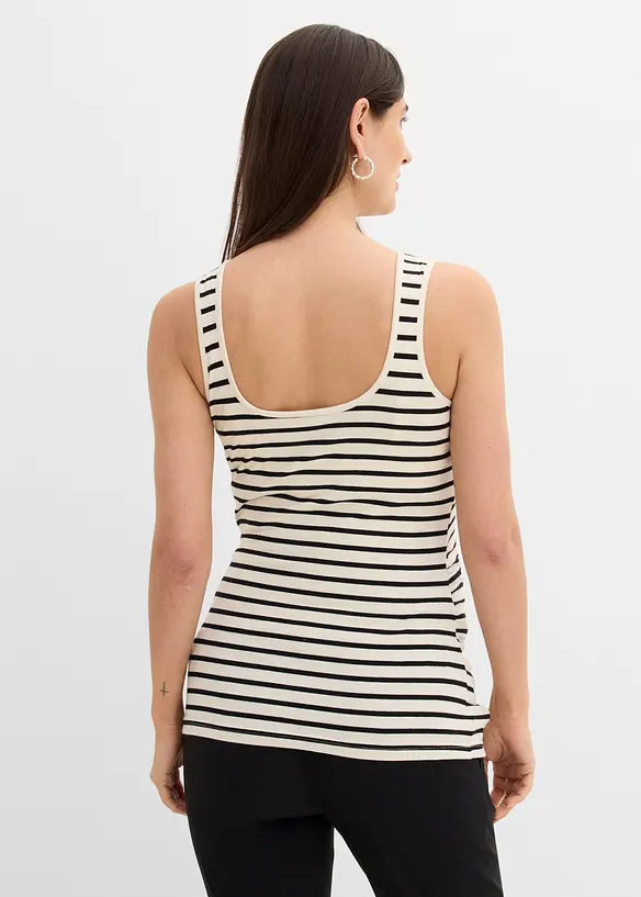 Lot de 2 tops de grossesse et d&rsquo;allaitement, bonprix