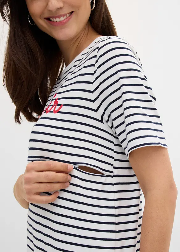 T-shirt de grossesse et d&rsquo;allaitement en coton, bonprix