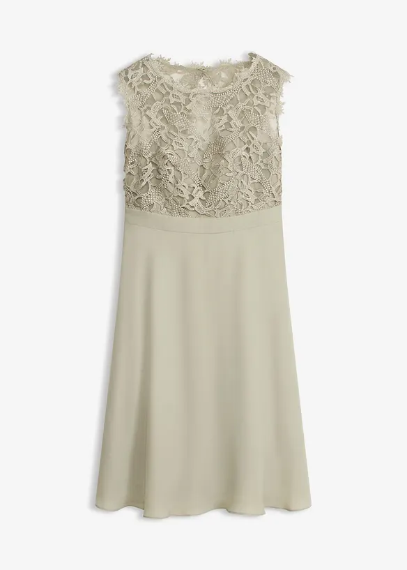 Minikleid mit Spitze, bonprix