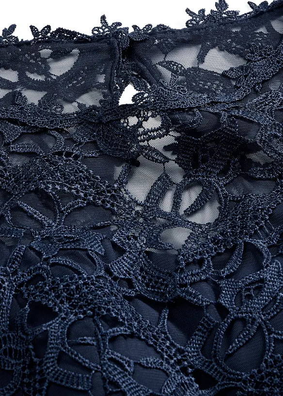 Robe courte &agrave; dentelle, bonprix
