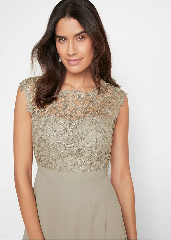 Minikleid mit Spitze, bonprix