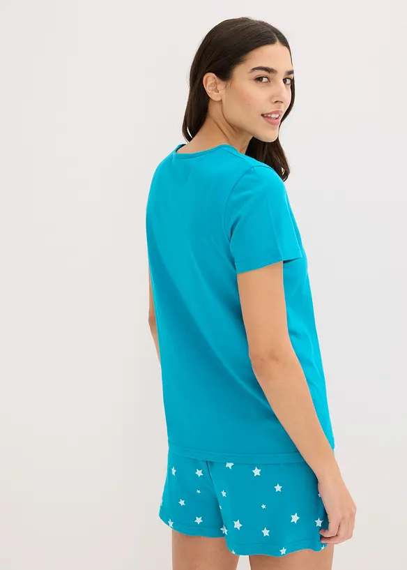 Lot de 2 pyjashorts 100% coton, bonprix