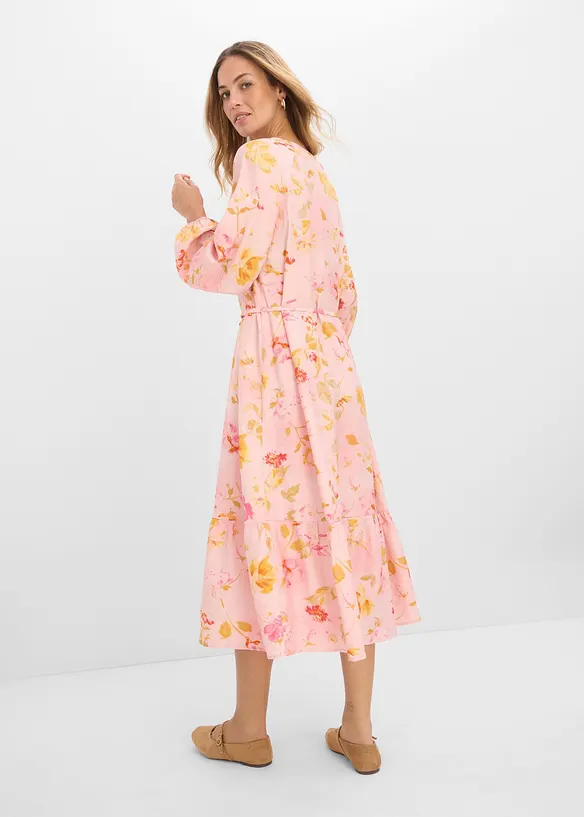 Robe midi douce, bonprix