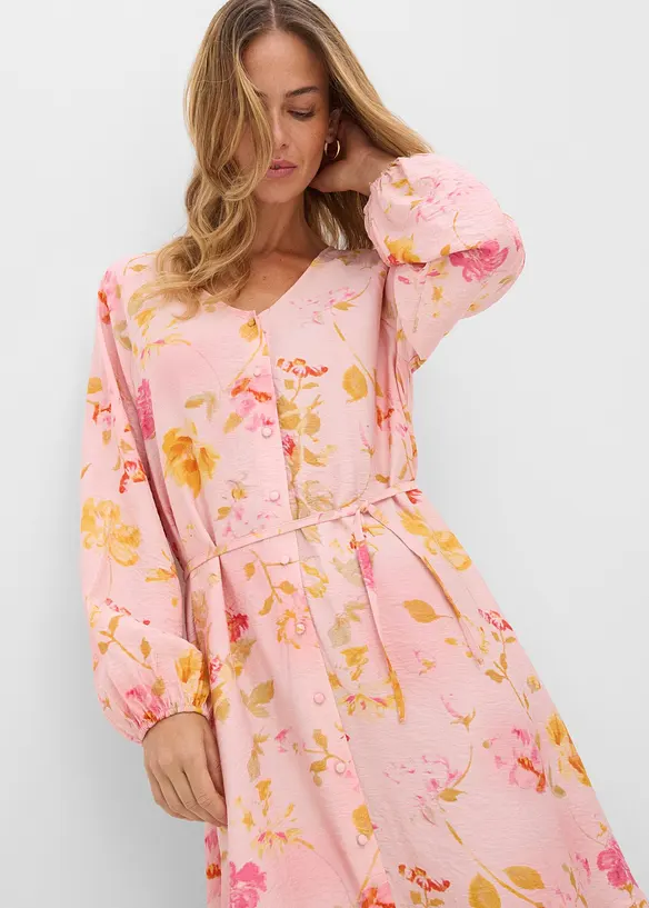 Robe midi douce, bonprix