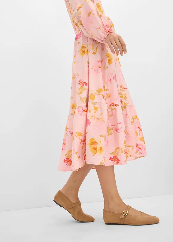 Robe midi douce, bonprix