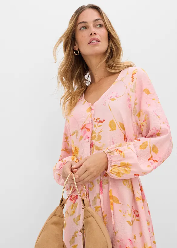 Robe midi douce, bonprix