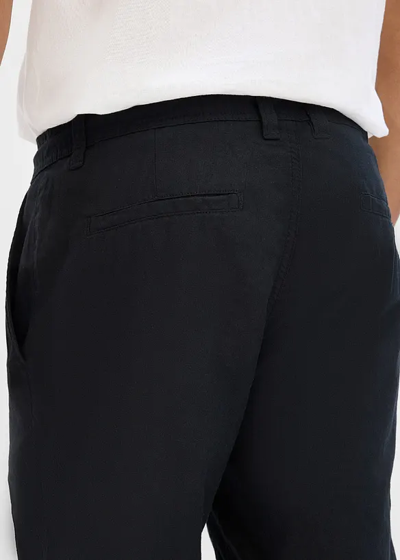 Regular Fit Bermuda aus luftigem Leinen-Mix, bonprix