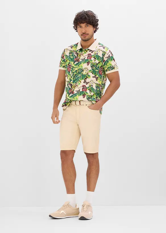 Poloshirt aus reiner Bio-Baumwolle, Kurzarm, bonprix