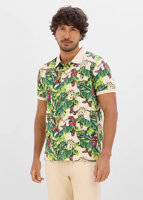 Poloshirt aus reiner Bio-Baumwolle, Kurzarm, bonprix