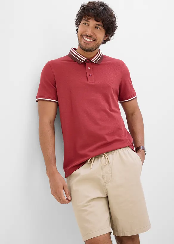 Piqu&eacute;-Poloshirt aus reiner Bio-Baumwolle, bonprix