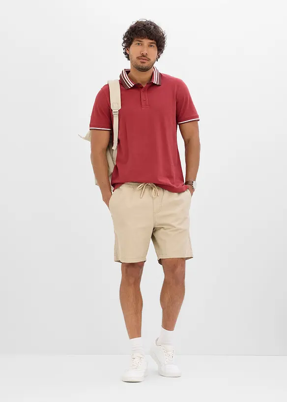 Piqu&eacute;-Poloshirt aus reiner Bio-Baumwolle, bonprix