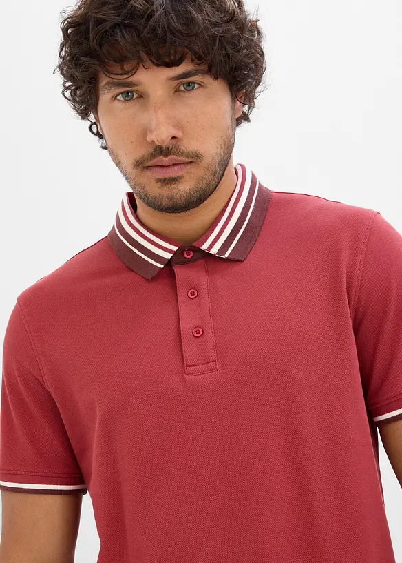 Piqu&eacute;-Poloshirt aus reiner Bio-Baumwolle, bonprix