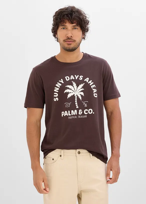 T-Shirt aus reiner Baumwolle, bonprix