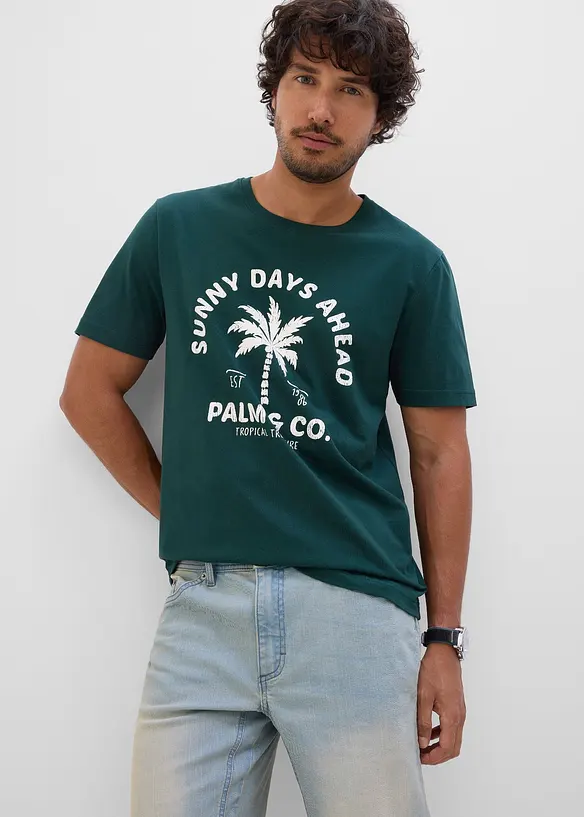 T-Shirt aus reiner Baumwolle, bonprix