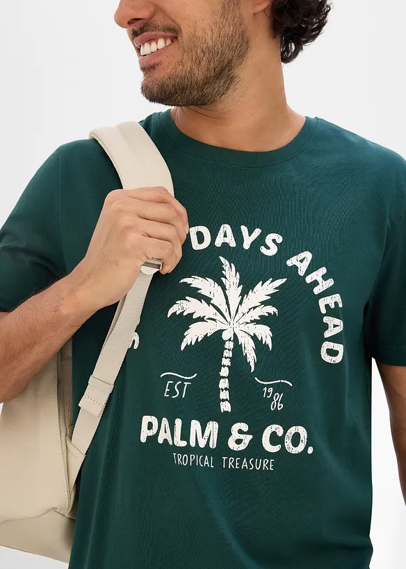 T-Shirt aus reiner Baumwolle, bonprix