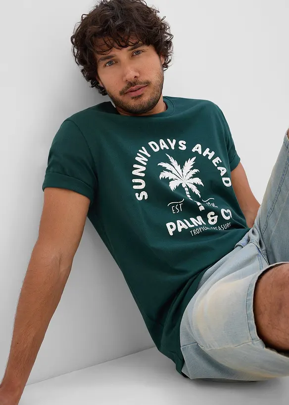 T-Shirt aus reiner Baumwolle, bonprix