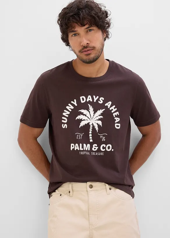 T-Shirt aus reiner Baumwolle, bonprix