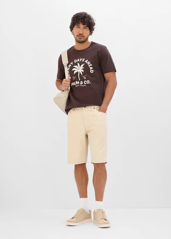 T-Shirt aus reiner Baumwolle, bonprix