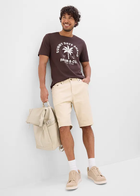 T-Shirt aus reiner Baumwolle, bonprix