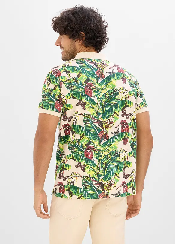 Poloshirt aus reiner Bio-Baumwolle, Kurzarm, bonprix