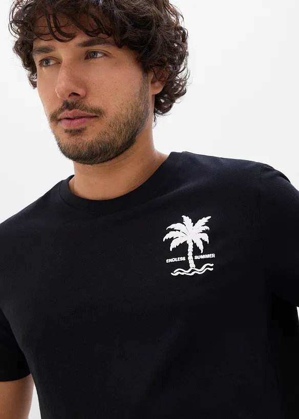 T-Shirt aus reiner Baumwolle, bonprix