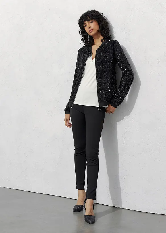 Blouson &agrave; sequins, bonprix