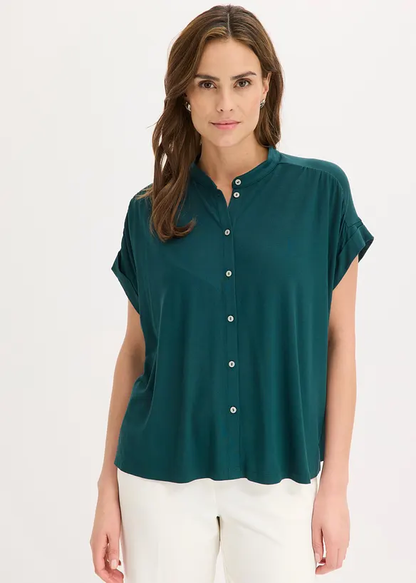 Shirtbluse aus softem Viskose Mix, bonprix