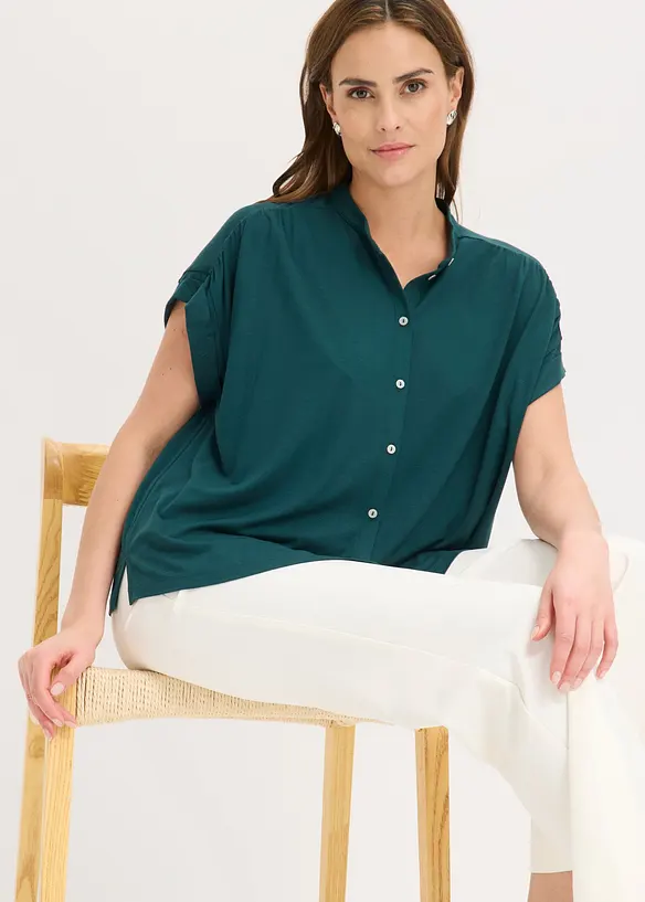 Shirtbluse aus softem Viskose Mix, bonprix