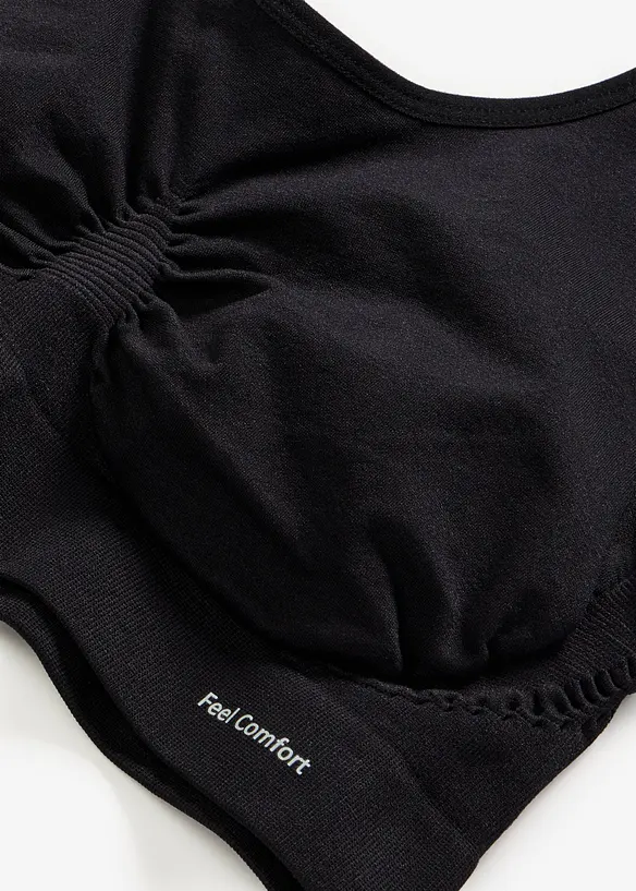 Feel Comfort Seamless Bustier (2er Pack), bonprix