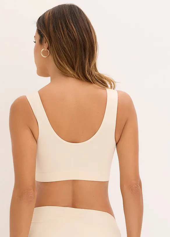 Feel Comfort Seamless Bustier (2er Pack), bonprix