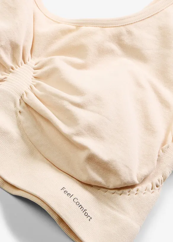 Feel Comfort Seamless Bustier (2er Pack), bonprix