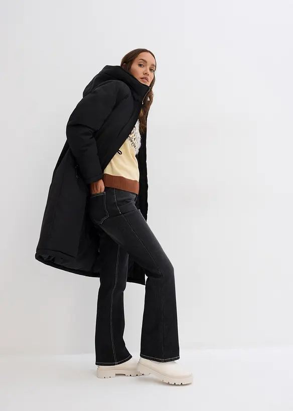 Manteau d&rsquo;hiver avec doublure capuche en polaire peluche, bonprix