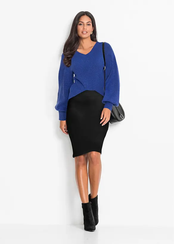 Oversize-Strick-Pullover, bonprix