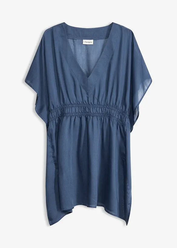 Tunique de plage transparente &agrave; col V, bonprix