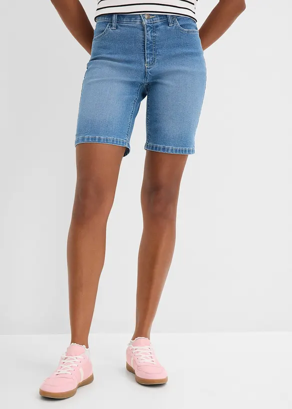 Jeans-Bermuda Mid Waist, bonprix