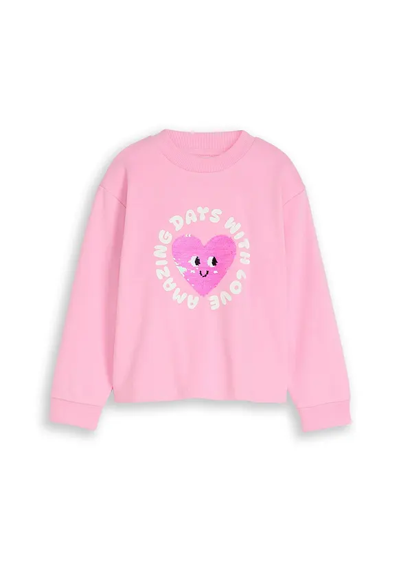 Sweat Tom Tailor &agrave; sequins r&eacute;versibles, Tom Tailor