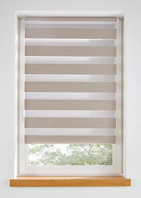 Doppelrollo mit Struktur, bonprix