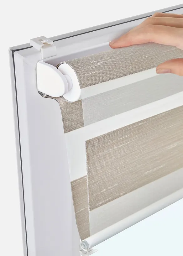 Doppelrollo mit Struktur, bonprix