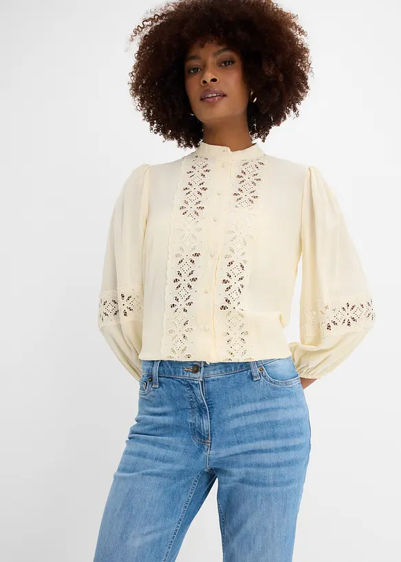 Straight-Jeans Mid Waist, Bequembund, bonprix