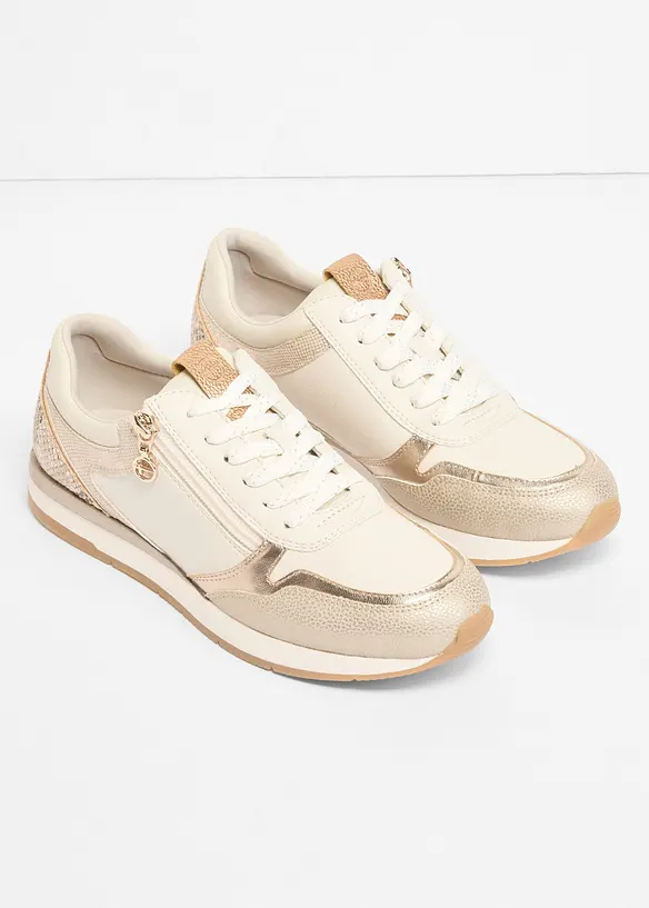 Sneakers Tamaris avec d&eacute;tails python, Tamaris