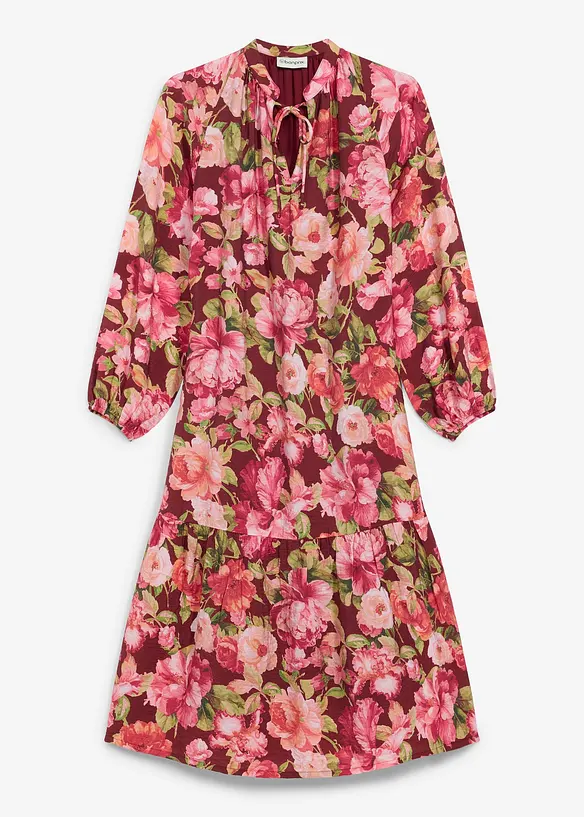 Robe midi fluide, bonprix