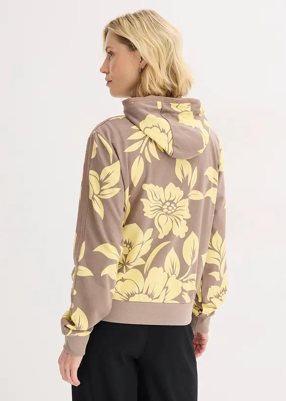 Sweatjacke mit Baumwolle, bonprix