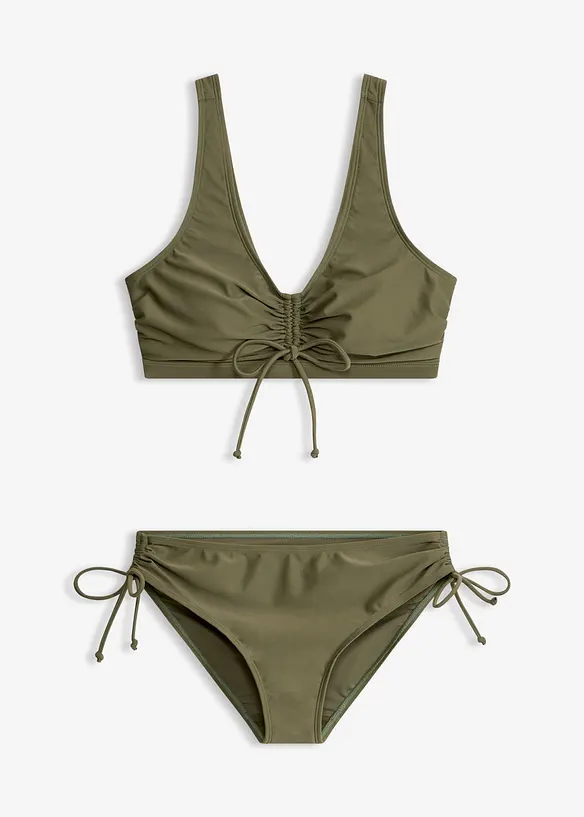 Bikini brassi&egrave;re (ens. 2 pces) avec liens &agrave; nouer, bonprix