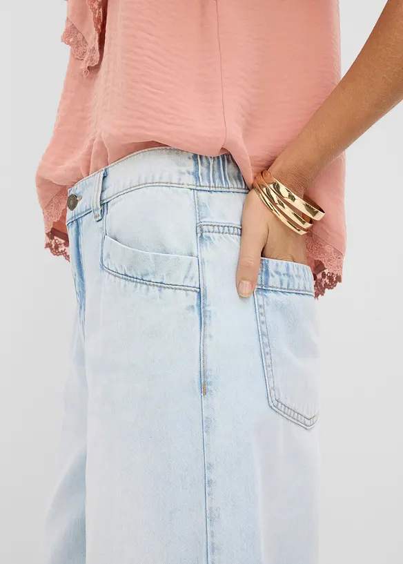 Jean large taille haute, bonprix