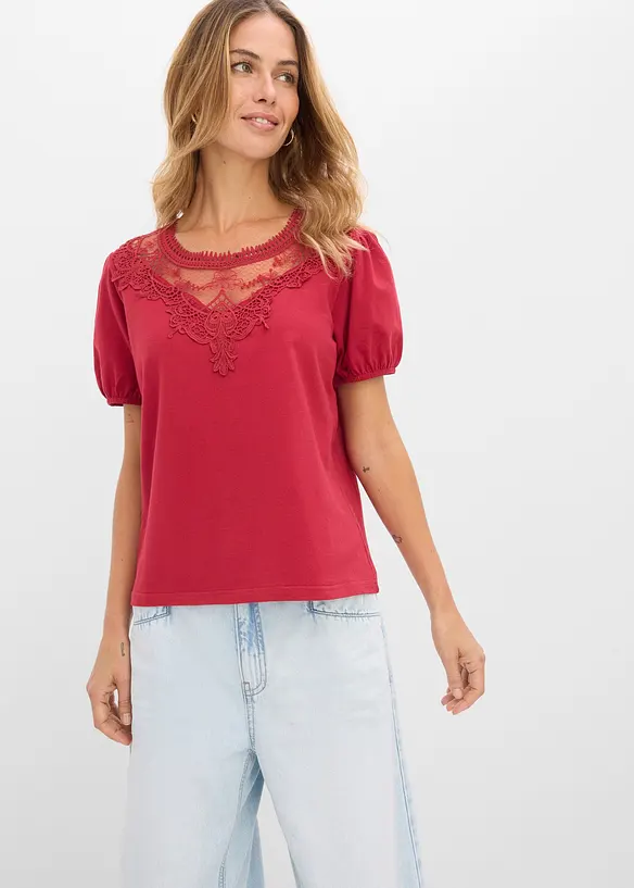 T-shirt en coton extensible, bonprix