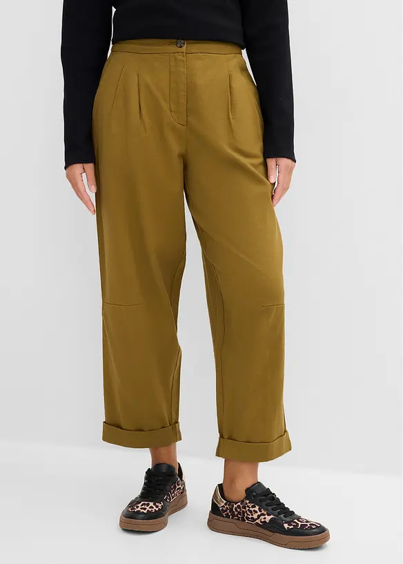 Pantalon ballon 100% coton, bonprix